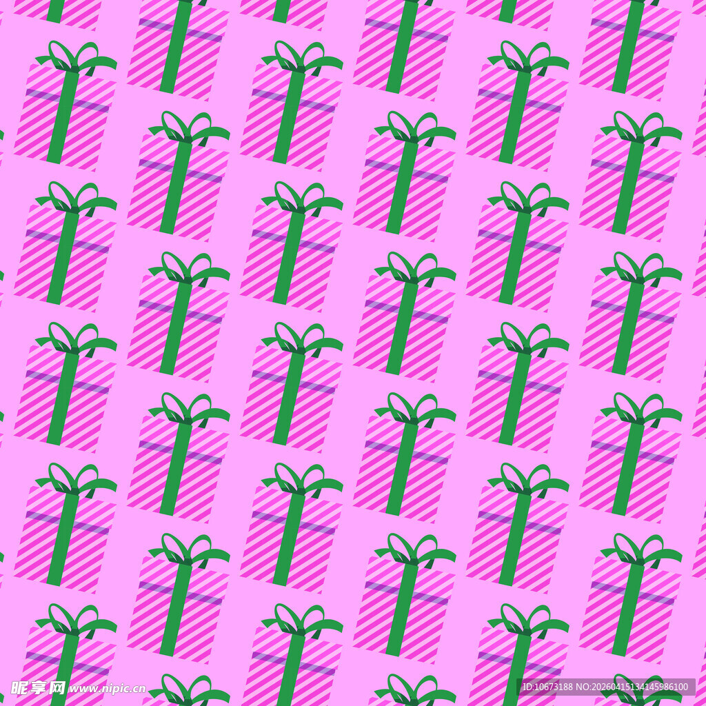 粉紫色条纹礼盒图案背景图片