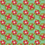 绿色礼盒图案背景图片