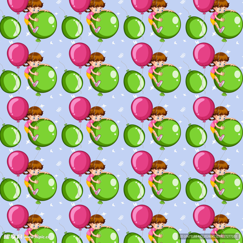 气球图案背景图片