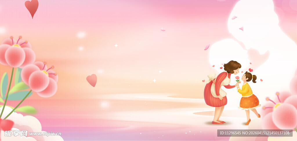 母亲节漫步梦幻花海