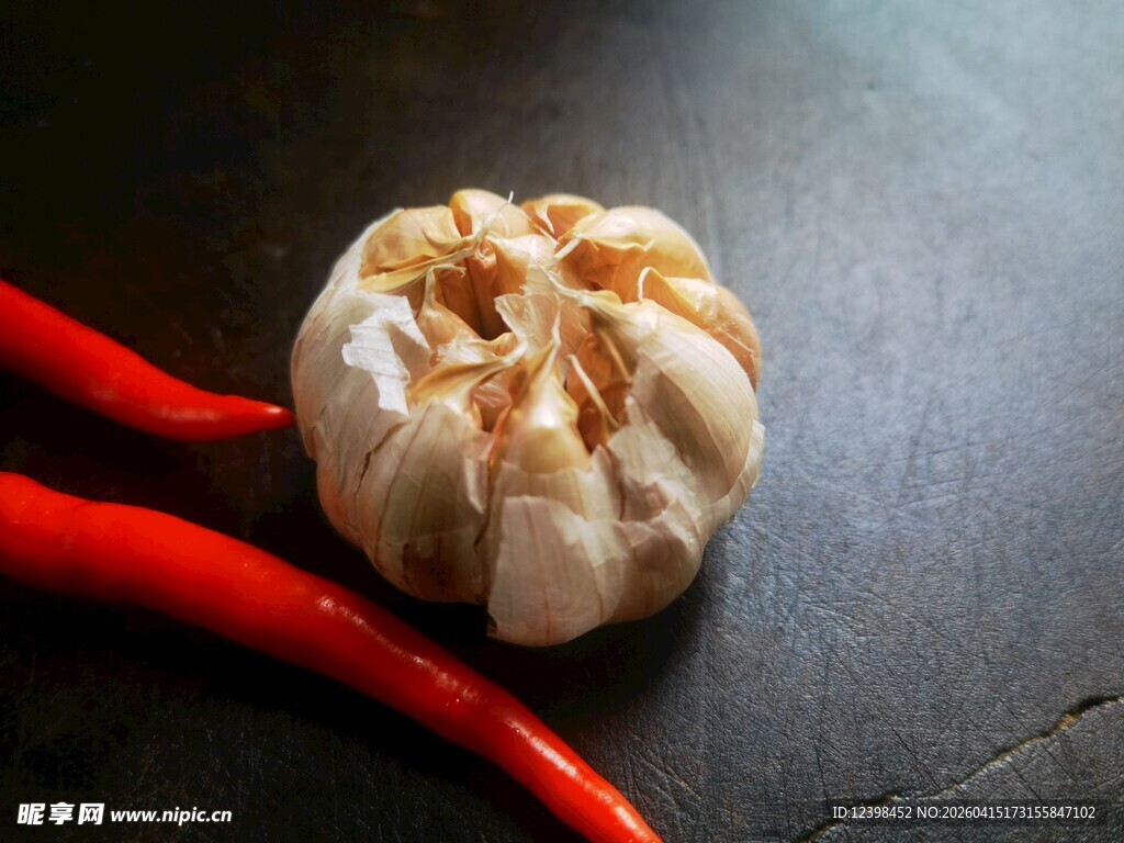 大蒜与红辣椒