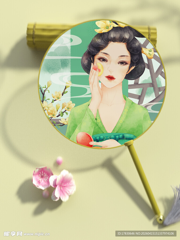 中国风扇子