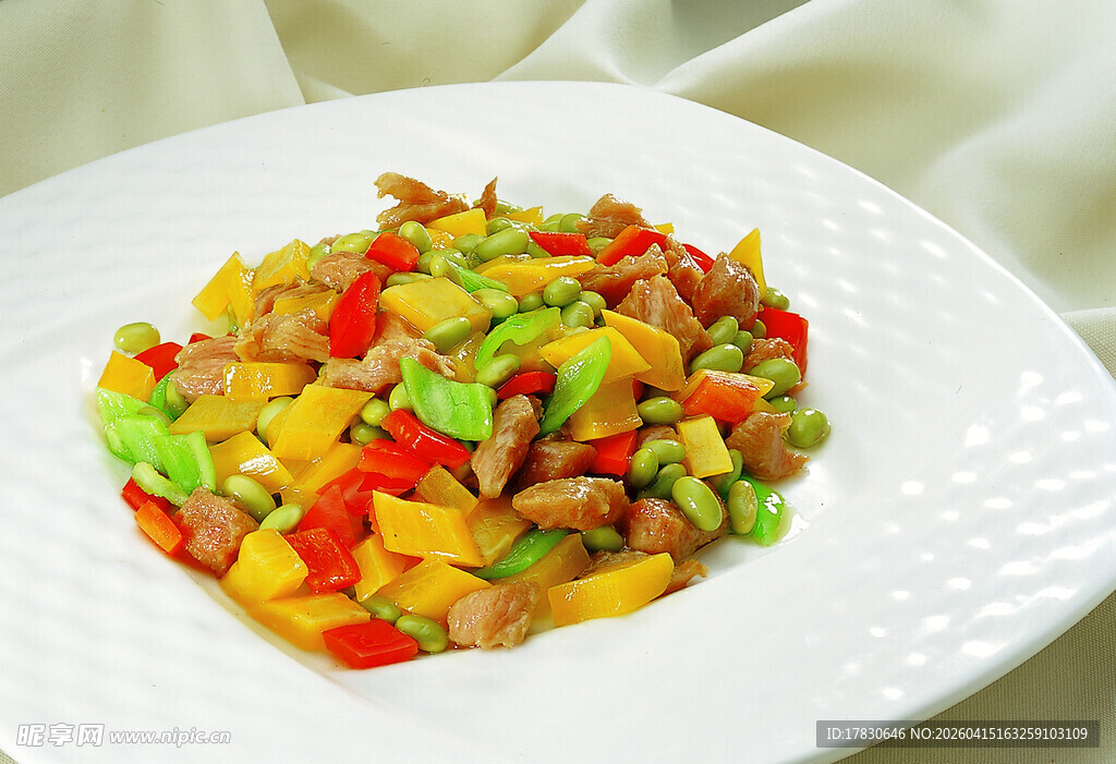 毛豆萝卜干爆牛仔粒