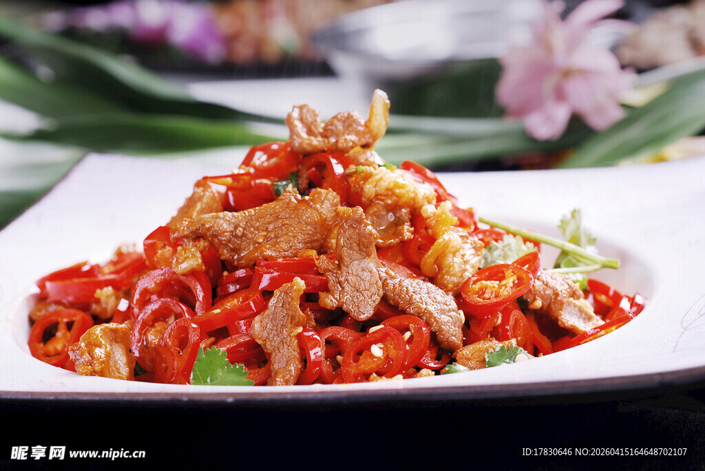 小炒黄牛肉