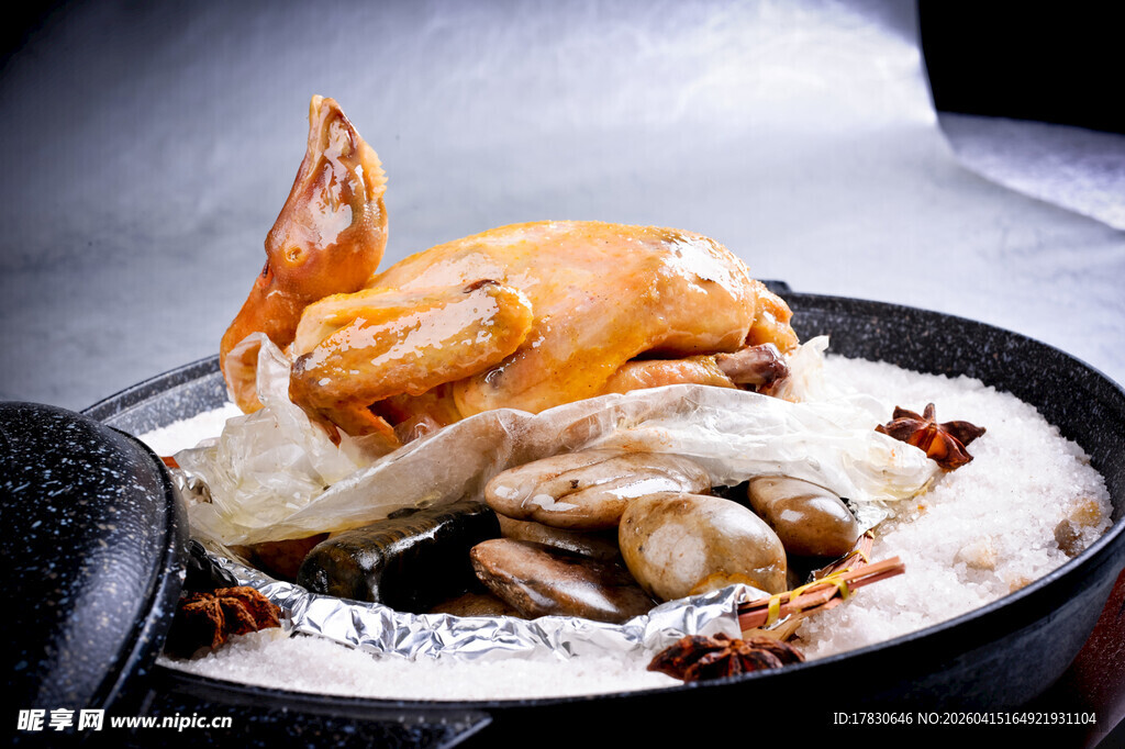 盐焗乡村金丝鸡