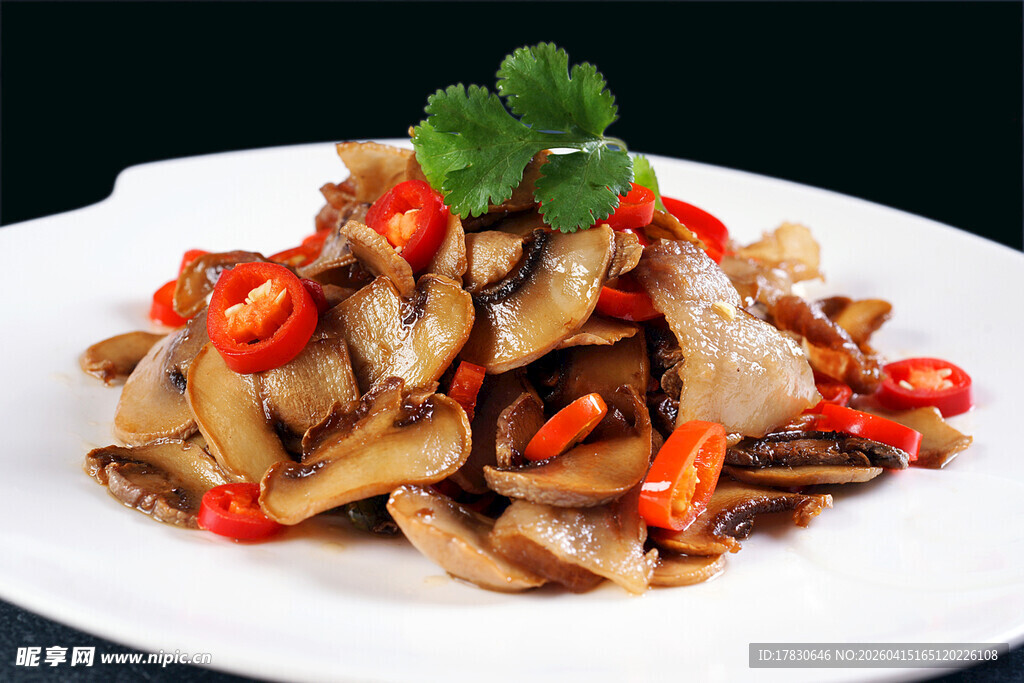 小炒磨菇