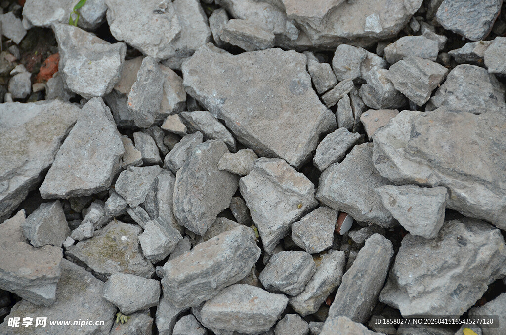 灰色碎石纹理特写