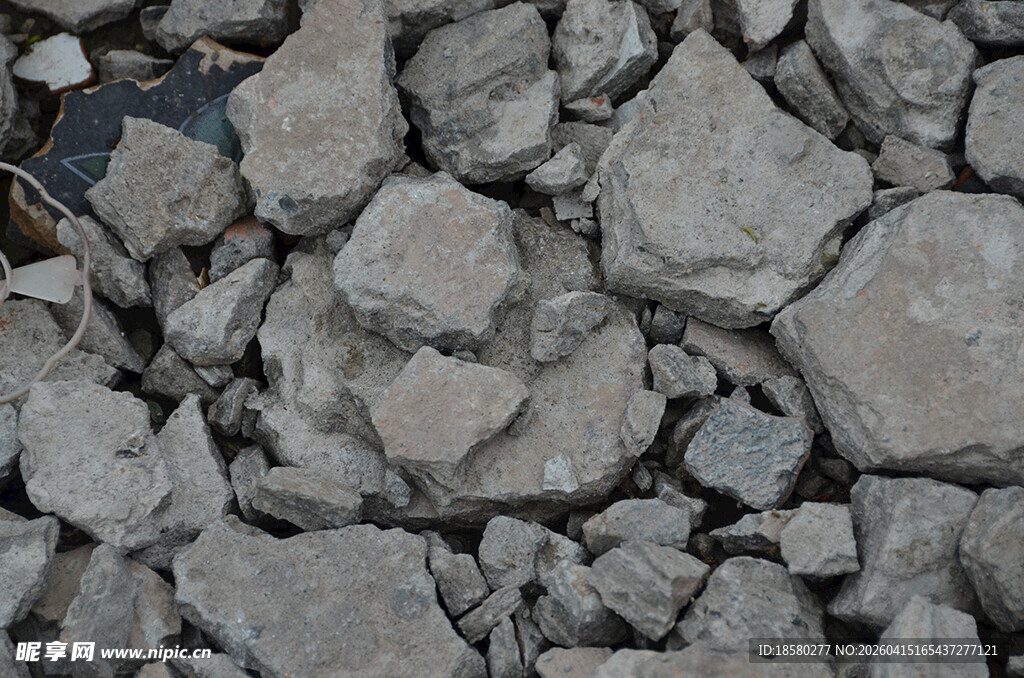 灰色碎石纹理特写