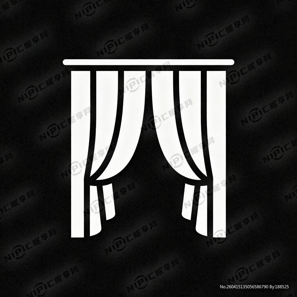 窗帘标志 要有现代感 简约大气