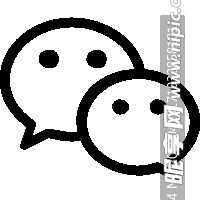 微信图标 对话气泡图标