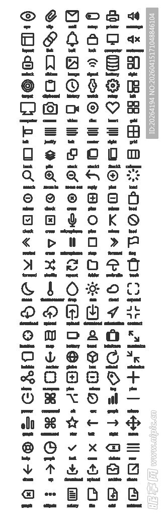 海量图标集合展示 生活小标示