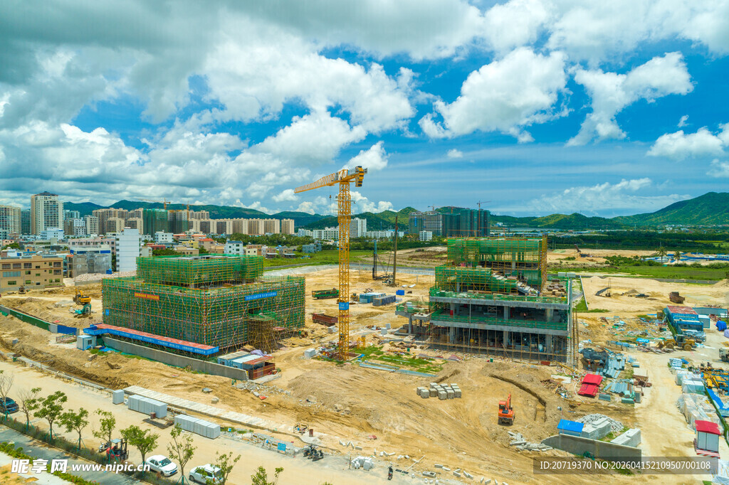施工现场全景图