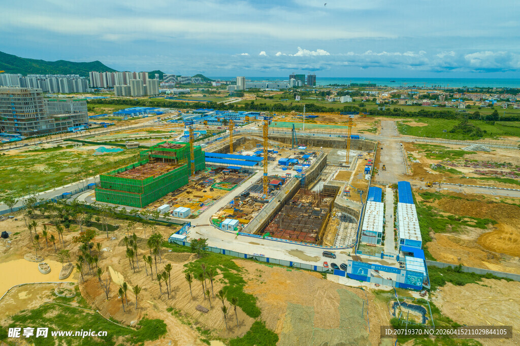 施工现场鸟瞰图