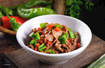 美味青椒炒肉丝