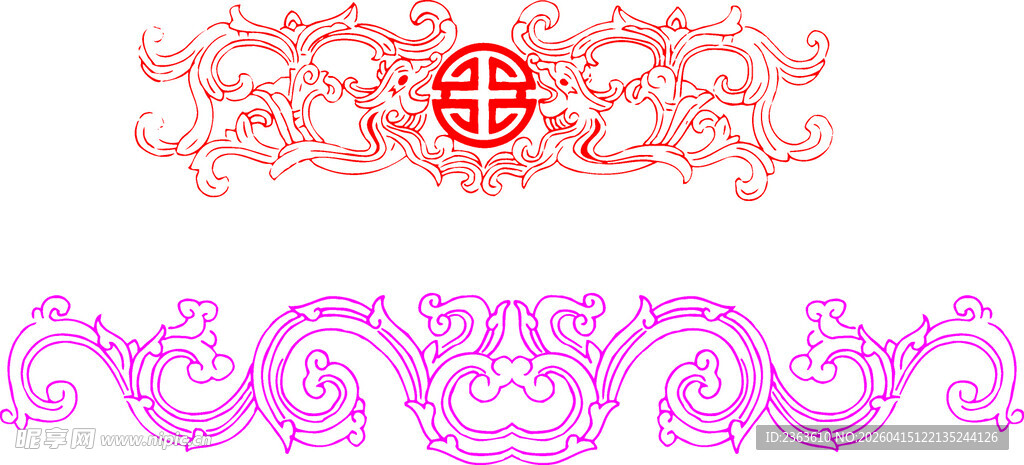 中式传统花纹图案