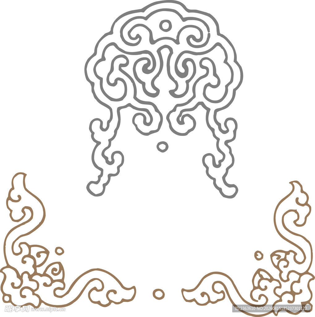 中式传统花纹装饰图案