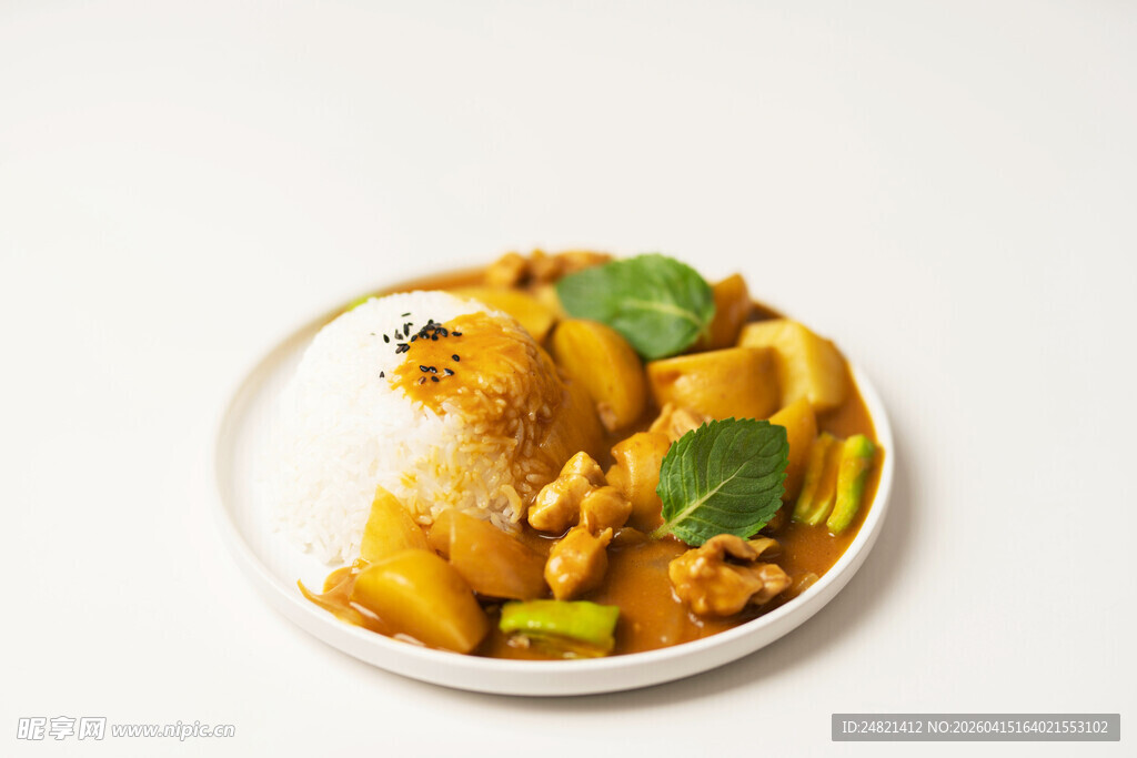 咖喱鸡肉盖饭