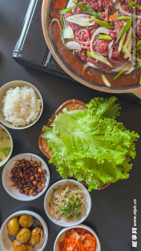 丰盛火锅食材组合