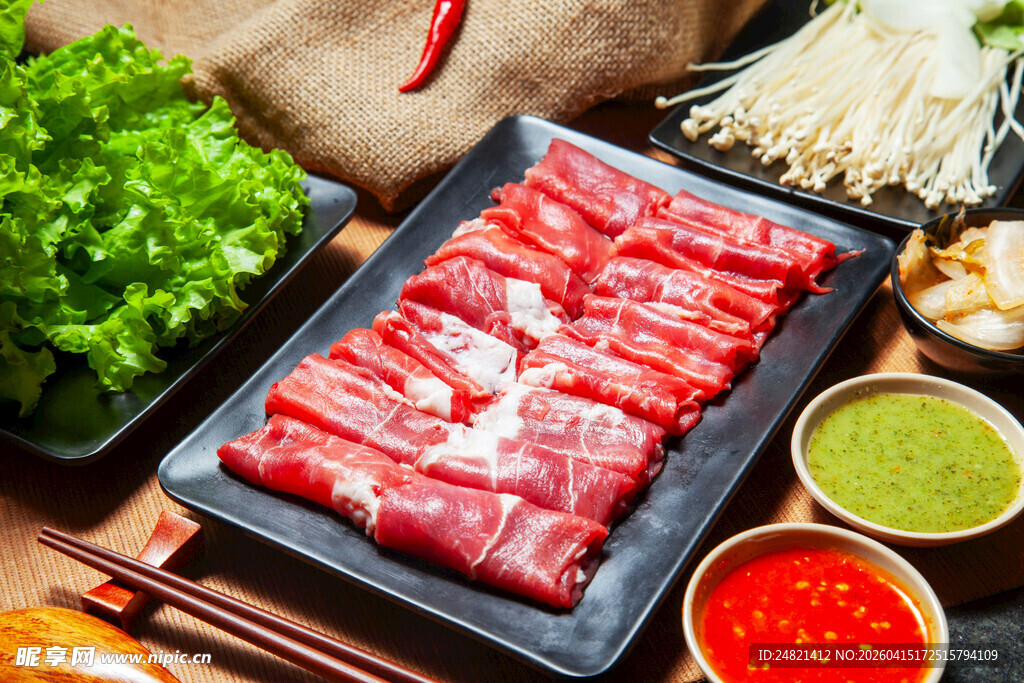 新鲜牛肉片