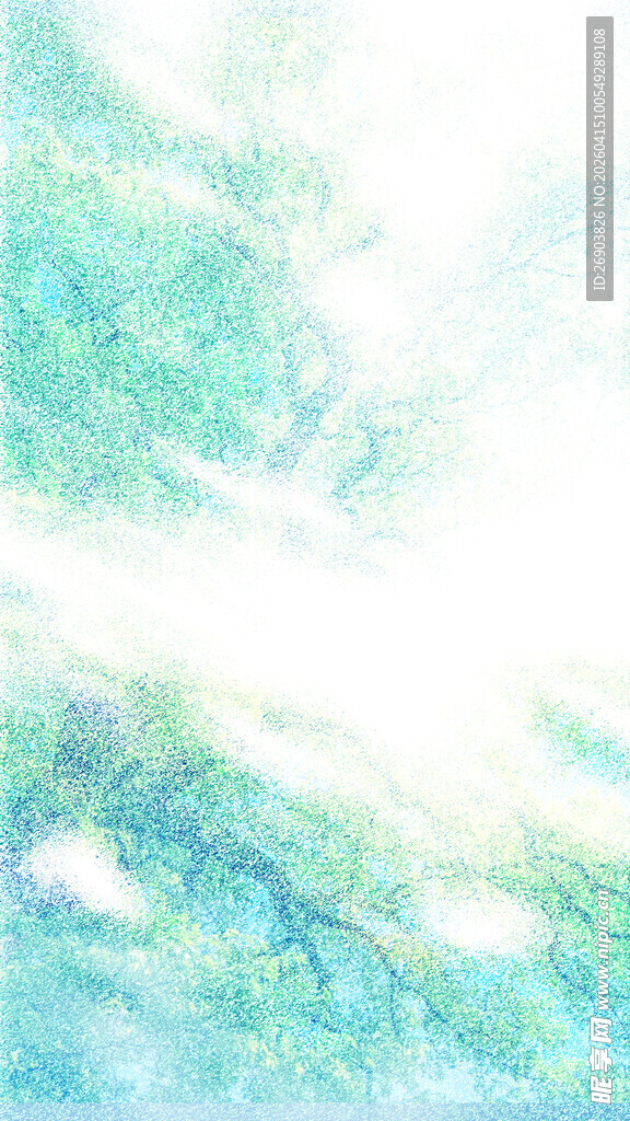 梦幻蓝绿渐变天空背景图