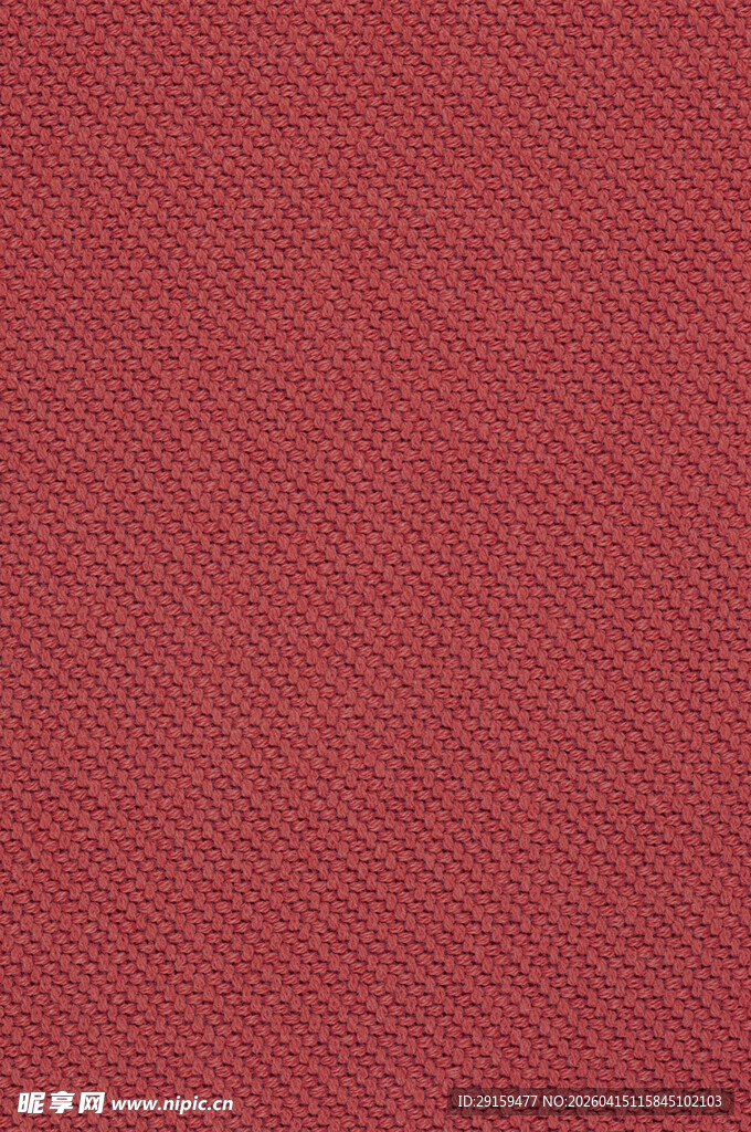 深红色纹理布料特写