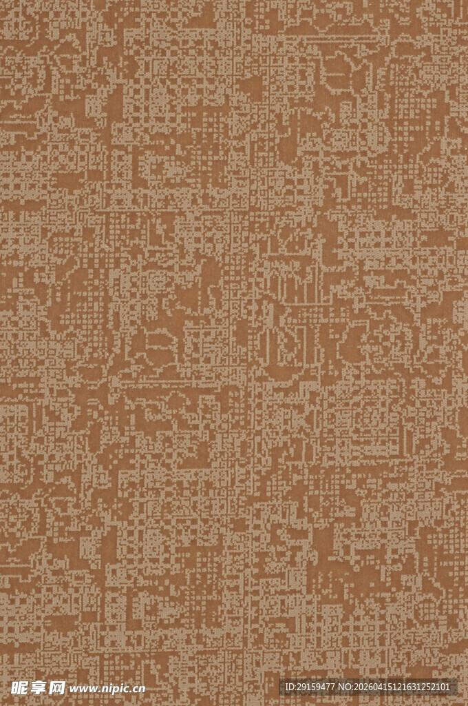 复古棕色花纹织物纹理