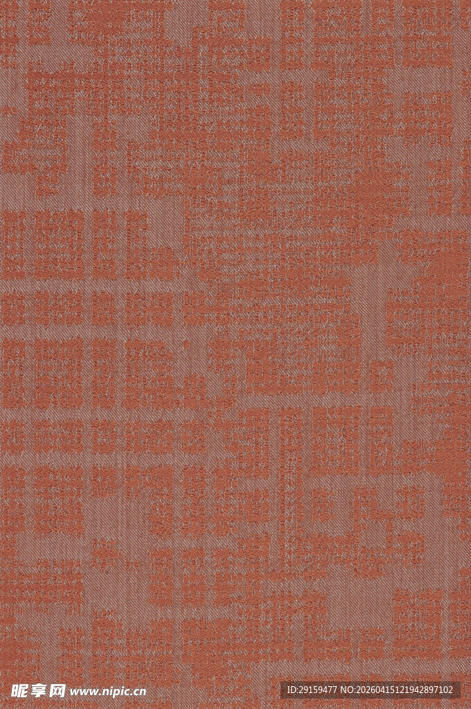 橙红色几何纹理图案