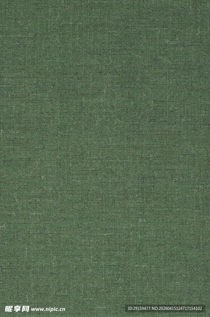 深绿色织物纹理背景图