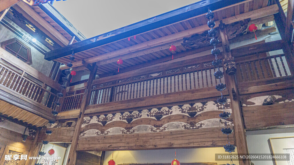 中式传统建筑内景