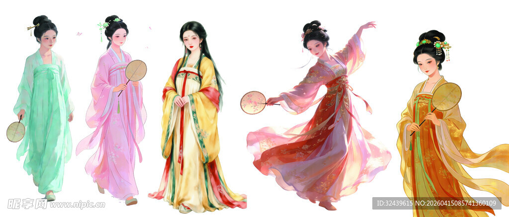 古风女子翩翩起舞