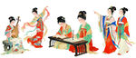 古代女子演奏场景
