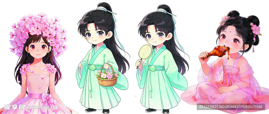 古风少女玩偶灵动又可爱