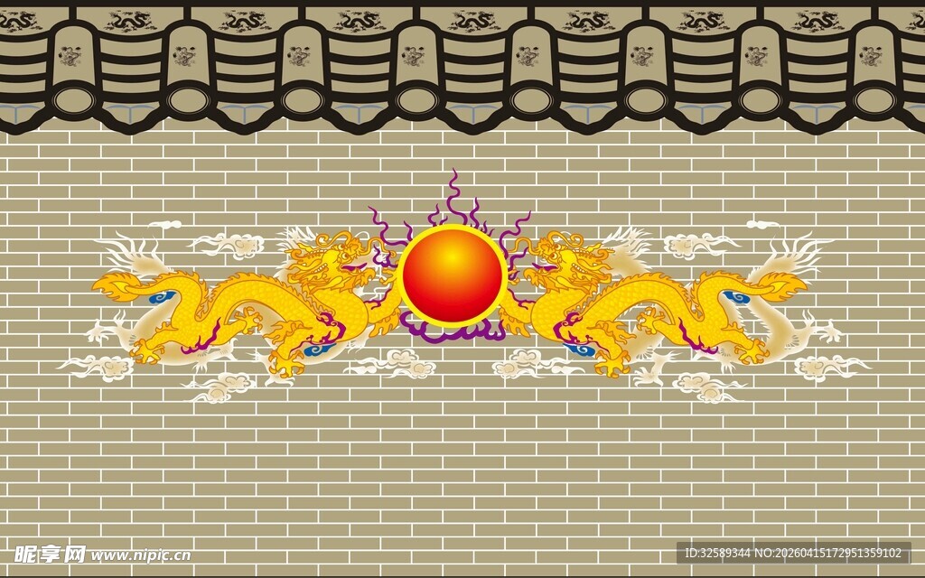 中式古典花纹装饰图案