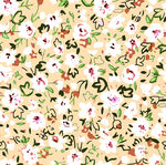 复古花卉图案背景