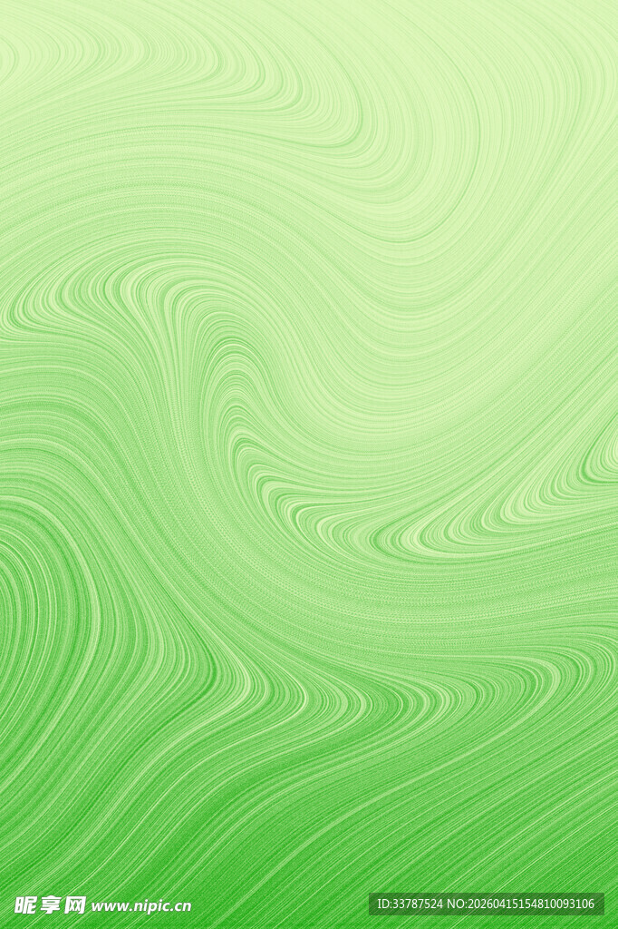 绿色流动线条背景