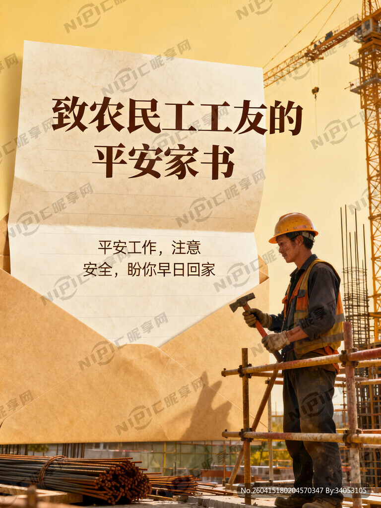 致农民工工友的平安家书 