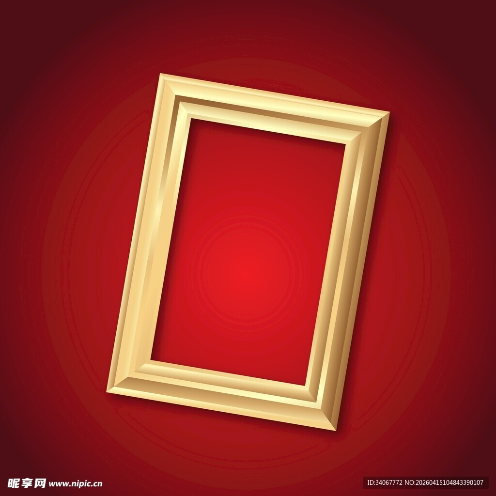 金色相框背景