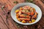 香煎土豆鸡翅