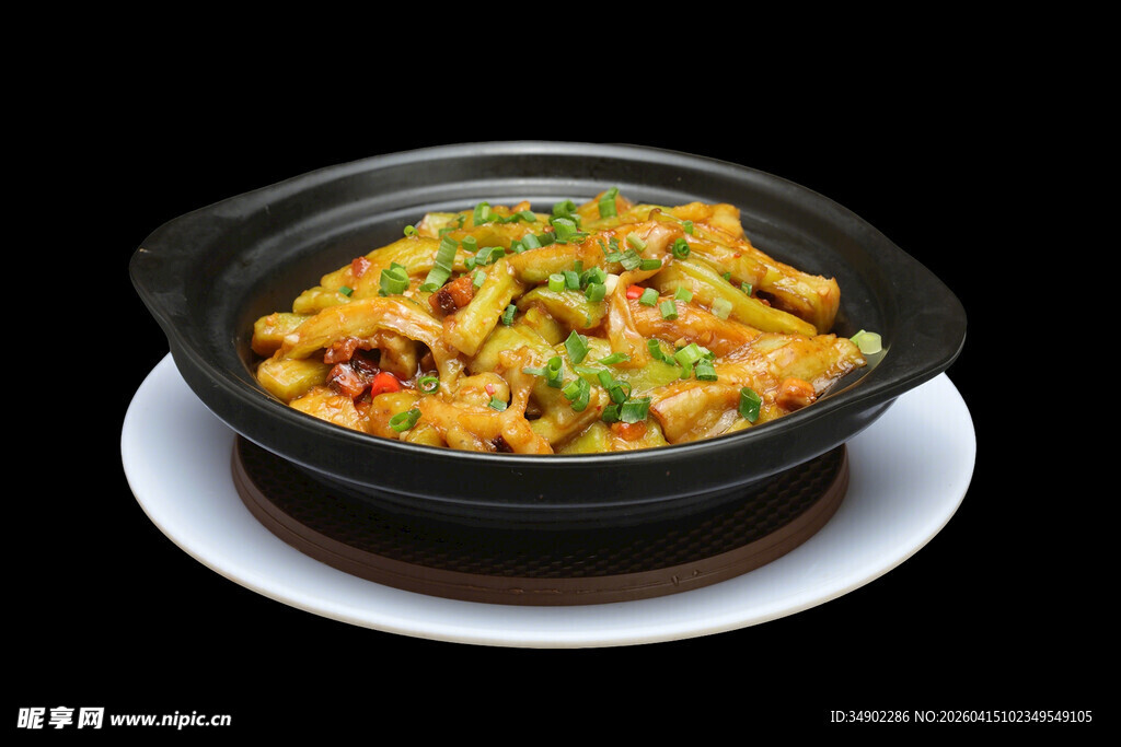 肉沫茄子砂锅煲