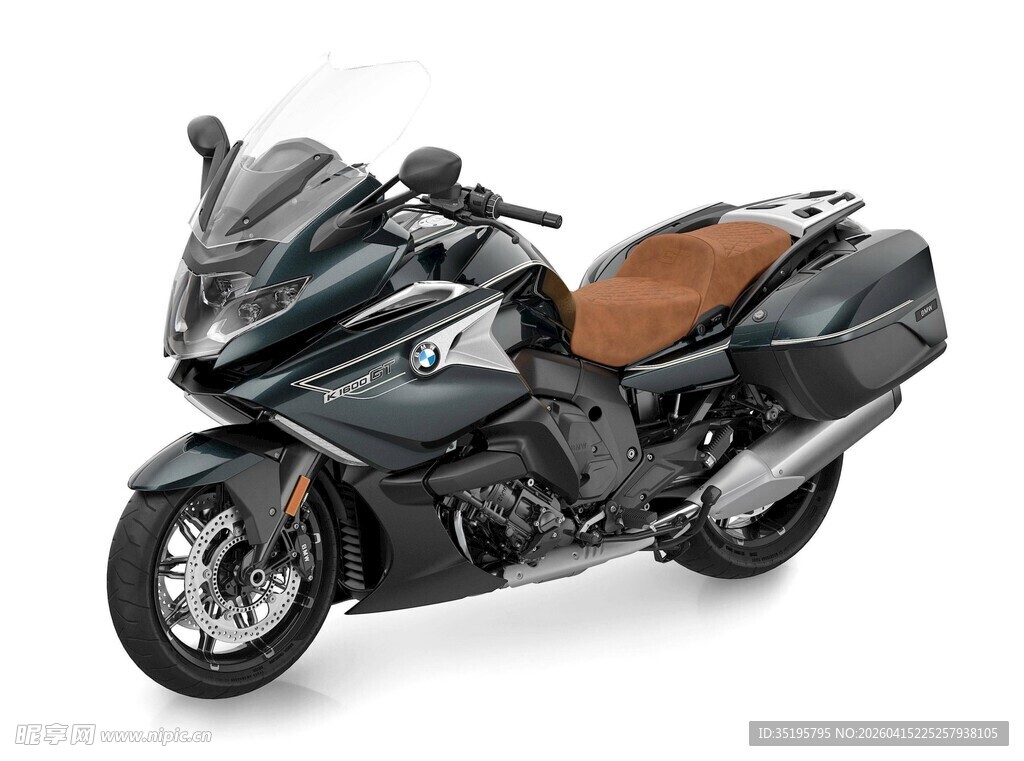 黑色豪华巡航摩托车展示