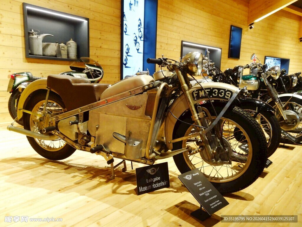 复古摩托车陈列展示