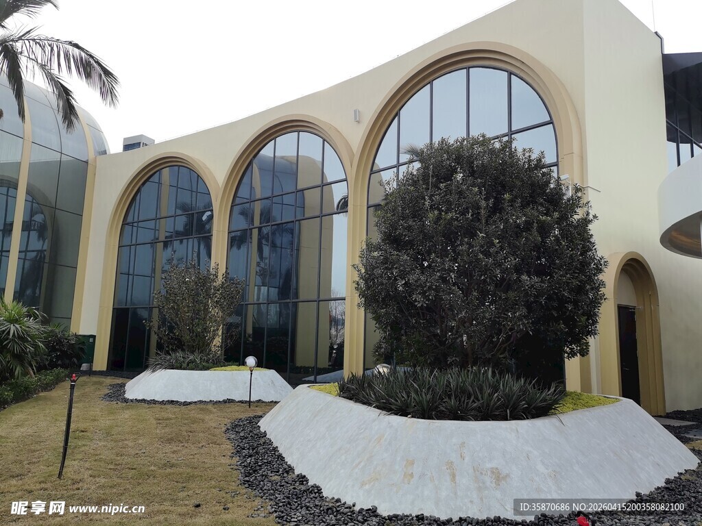 欧式拱形建筑景观