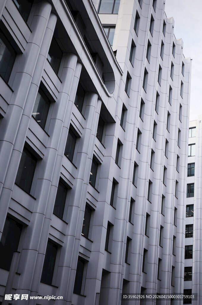 莫斯科现代都市高楼建筑景观