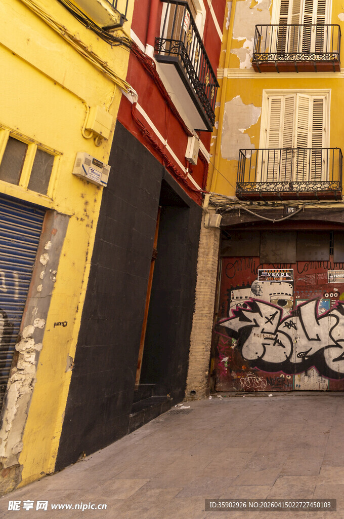 色彩斑斓的街头巷尾