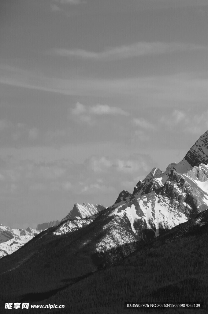 雪山壮丽风光
