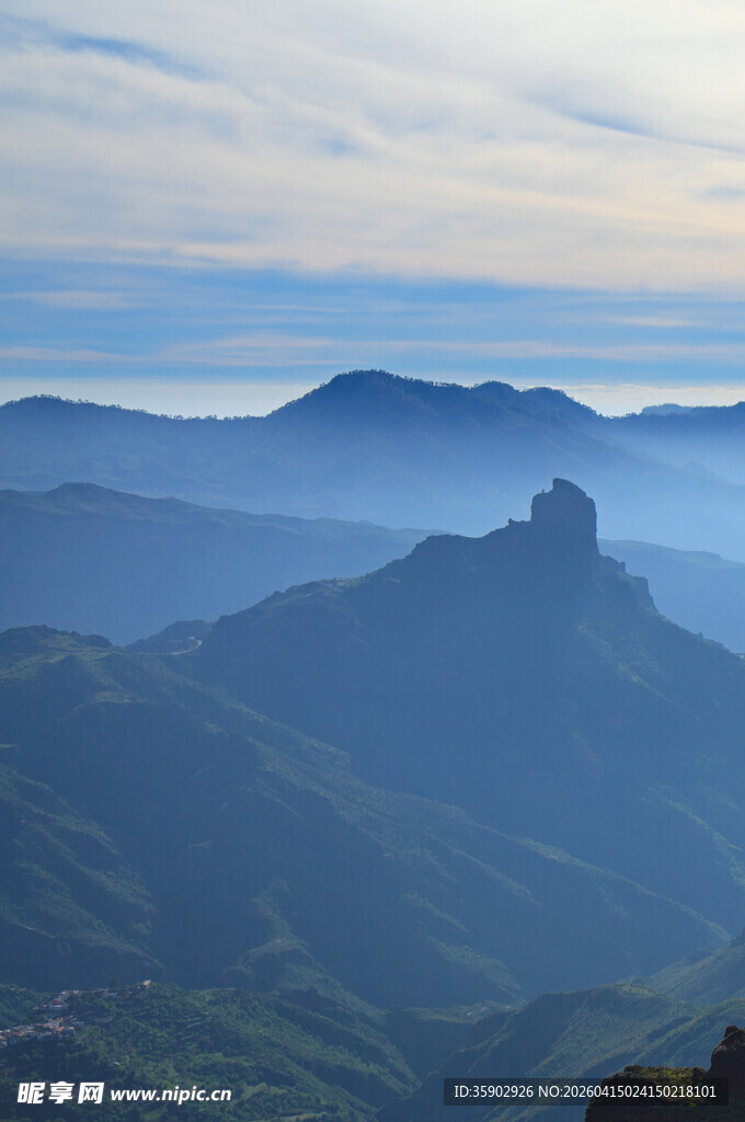 壮丽山峦云海景观