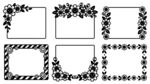 花卉边框素材