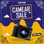 相机促销海报