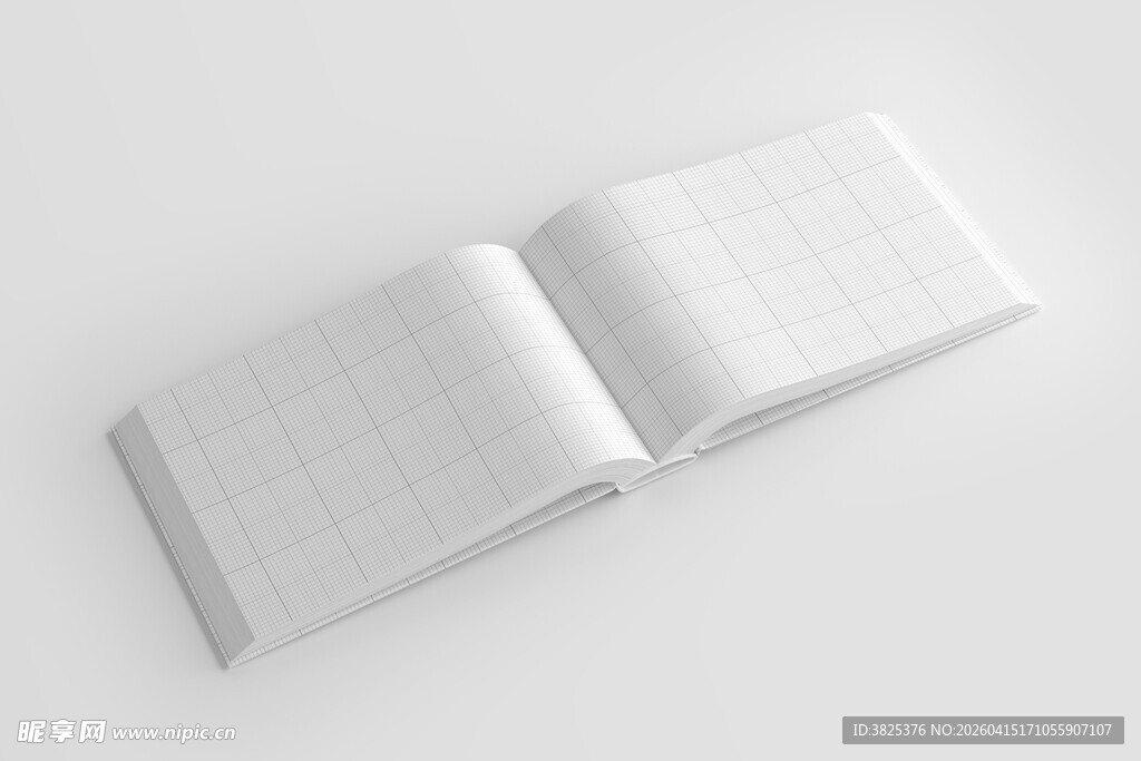 空白的精装宣传图册展示样机