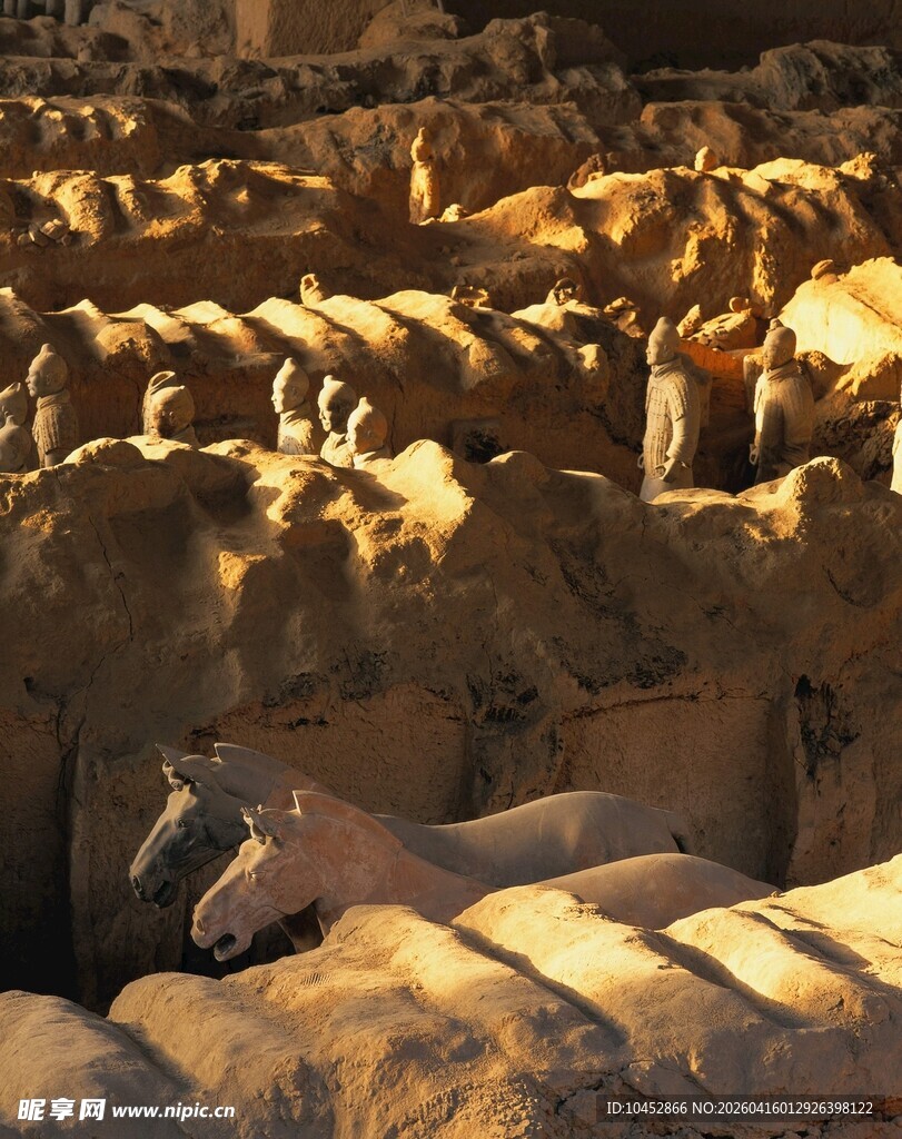 秦始皇陵兵马俑壮观景象